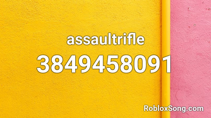 assaultrifle Roblox ID