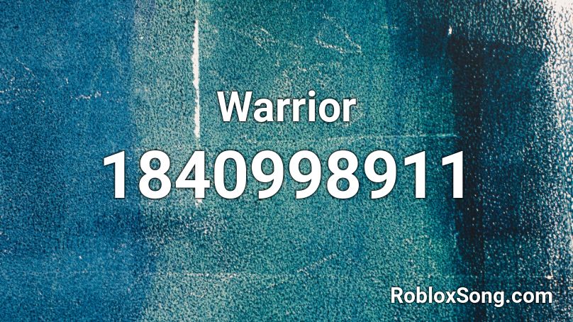 Warrior Roblox ID