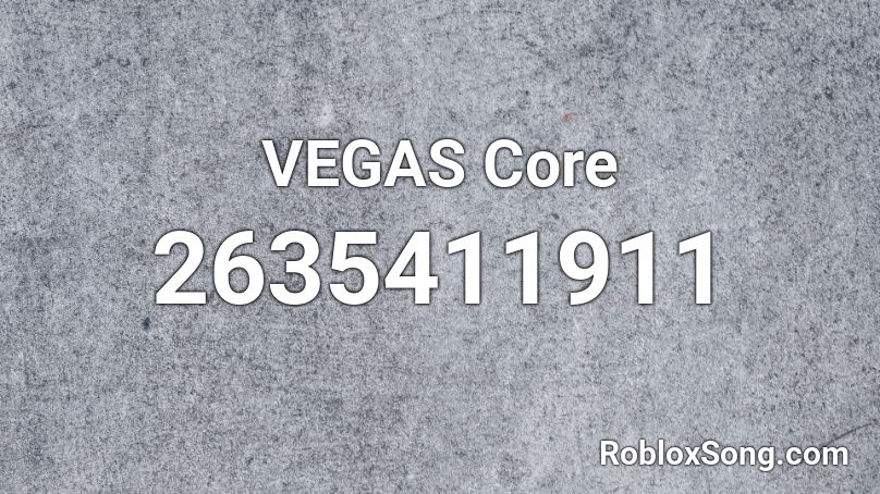 VEGAS Core Roblox ID