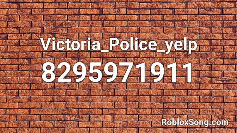 Victoria_Police_yelp Roblox ID