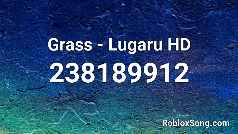 Grass - Lugaru HD Roblox ID