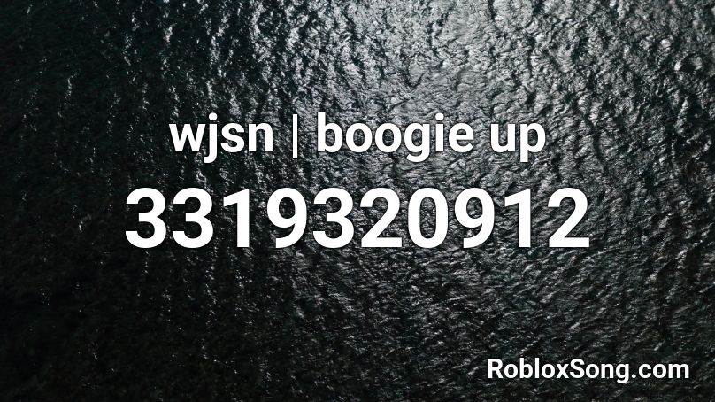 wjsn | boogie up Roblox ID
