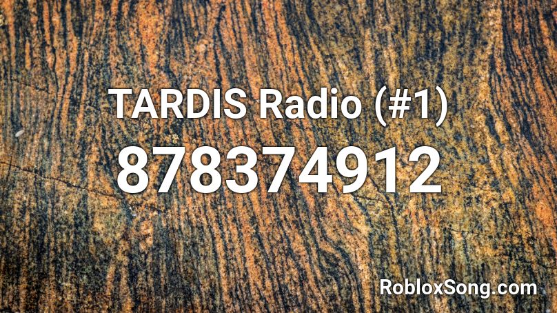 TARDIS Radio (#1) Roblox ID