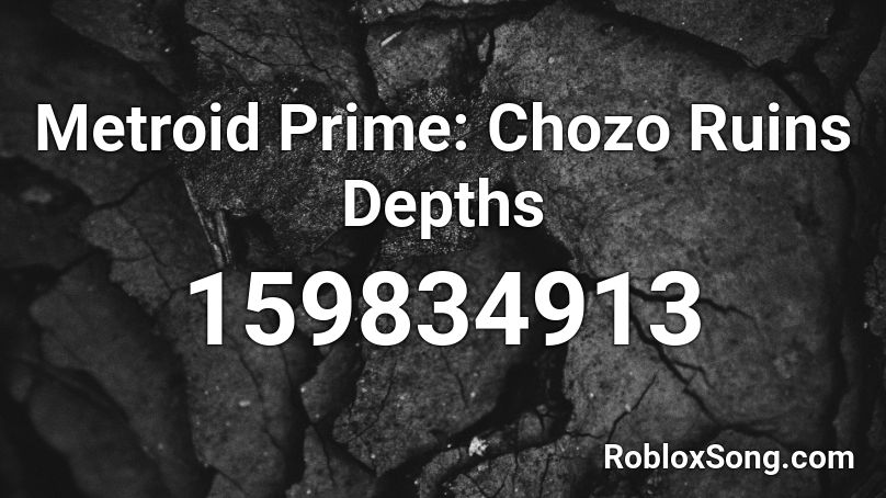 Metroid Prime: Chozo Ruins Depths Roblox ID