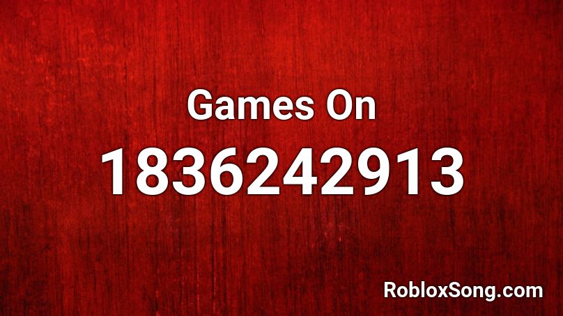 Games On Roblox ID
