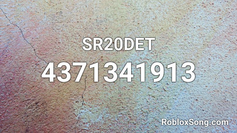 SR20DET Roblox ID