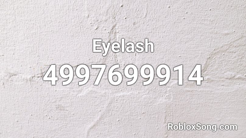 Eyelash Roblox ID