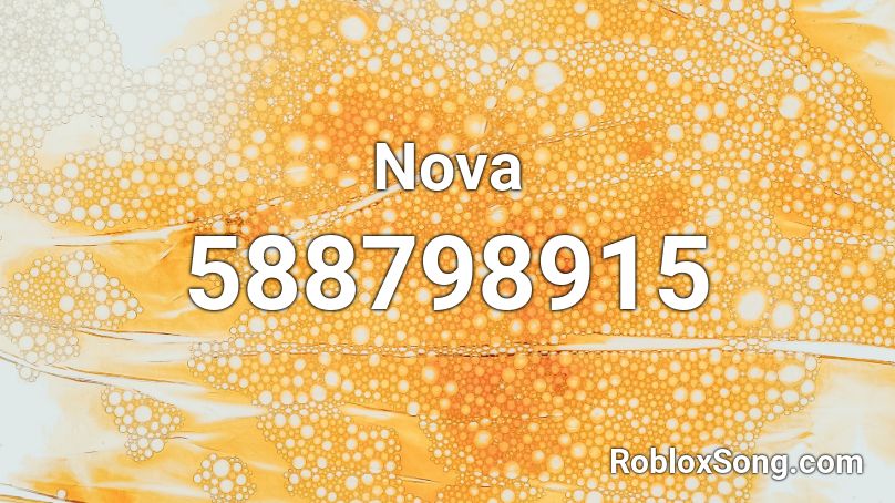 Nova Roblox ID