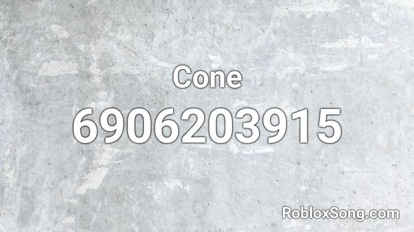 Cone Roblox ID