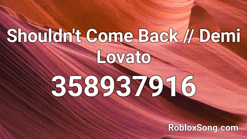 demi lovato roblox id