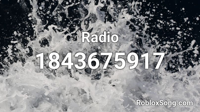 Radio Roblox ID