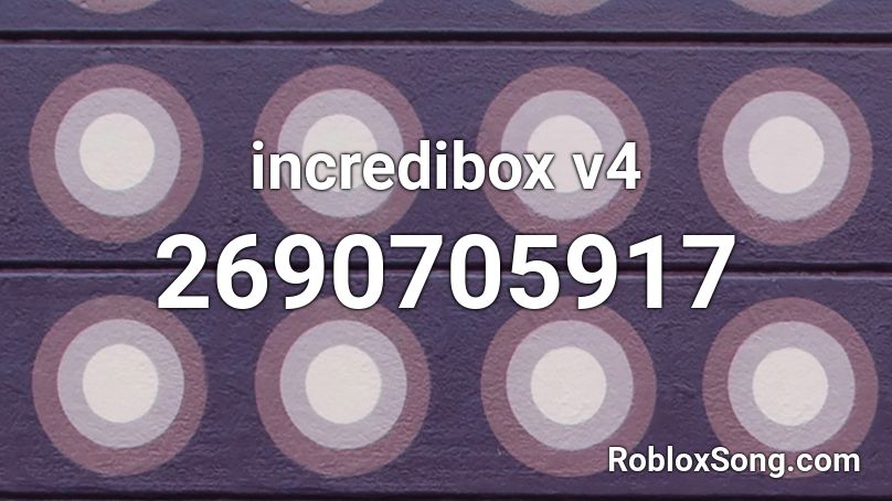 incredibox v4 Roblox ID