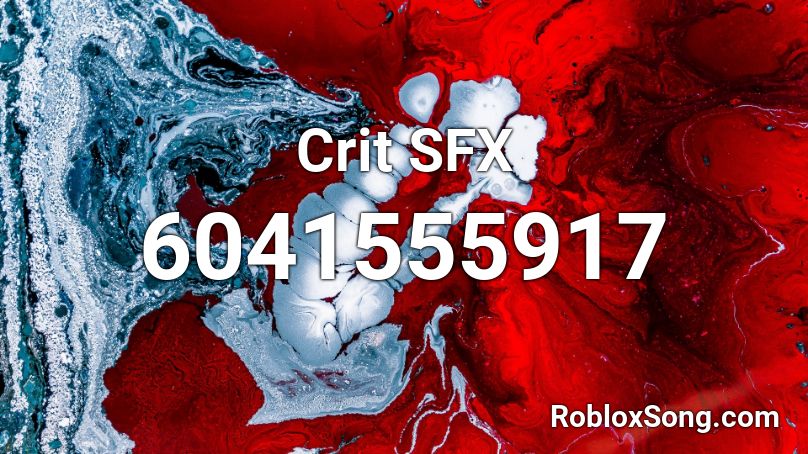 Crit SFX Roblox ID