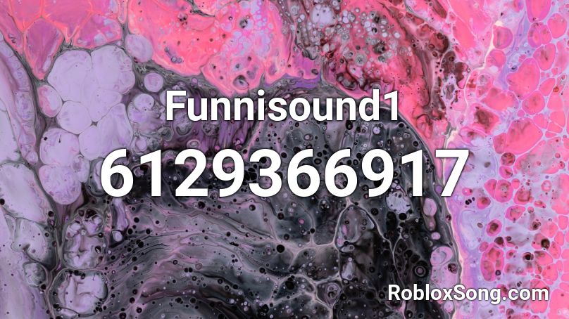 Funnisound1 Roblox ID