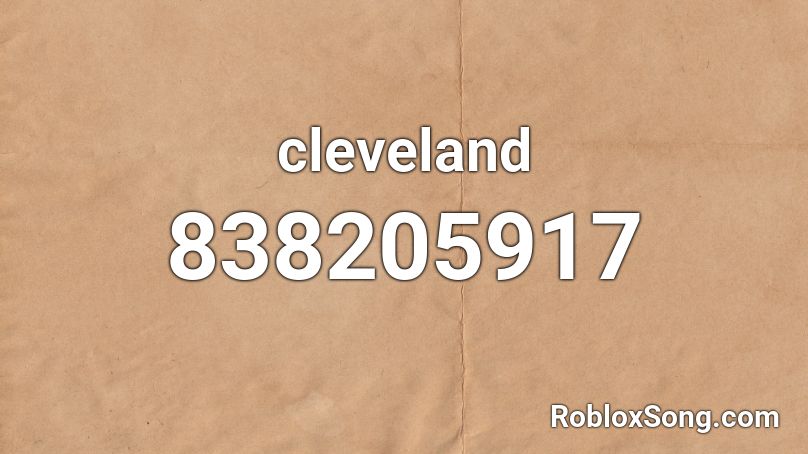 cleveland  Roblox ID