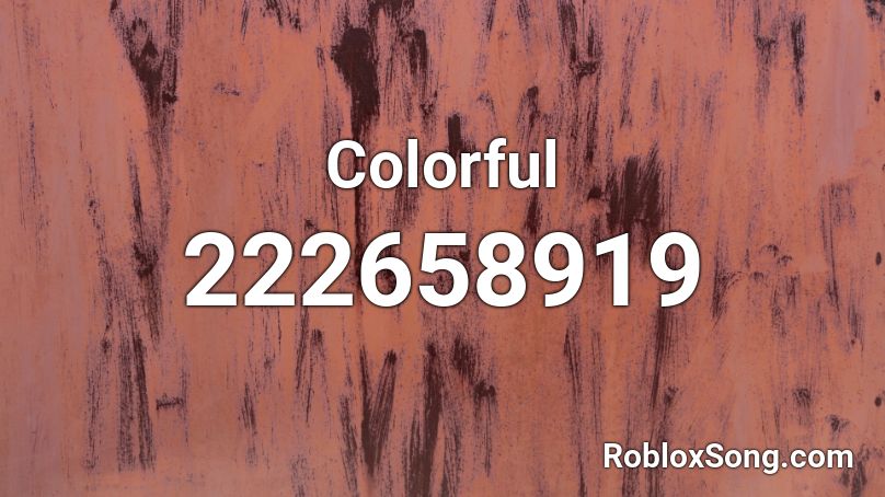 Colorful Roblox ID
