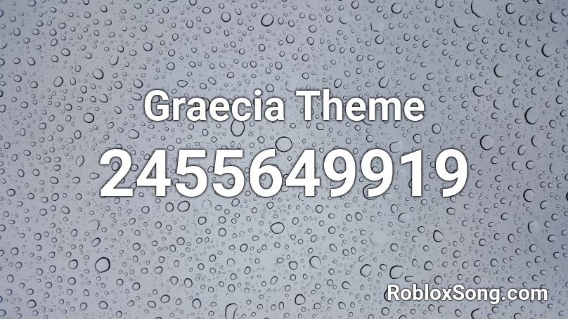 Graecia Theme Roblox ID