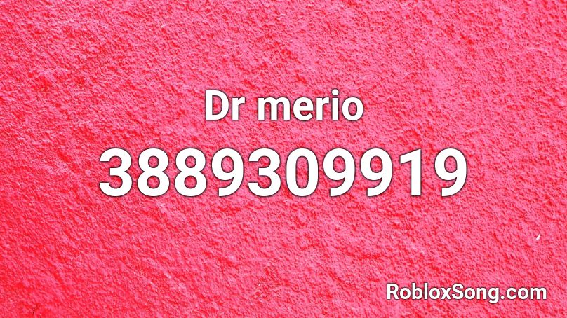 Dr merio Roblox ID