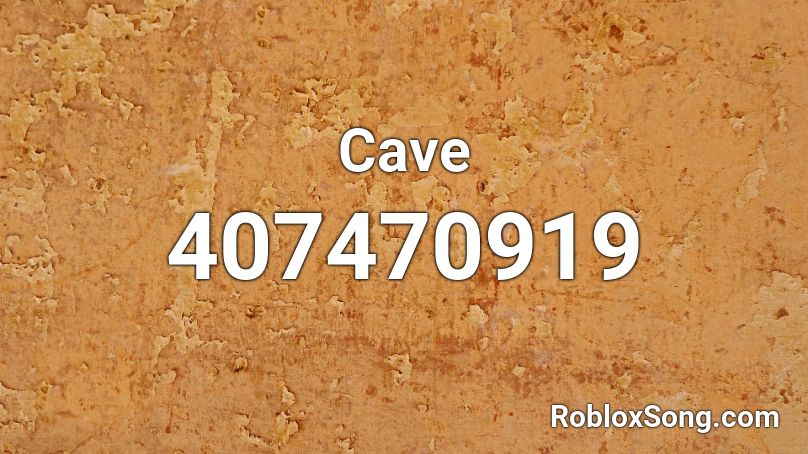 Cave Roblox ID