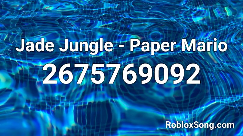 Jade Jungle - Paper Mario Roblox ID