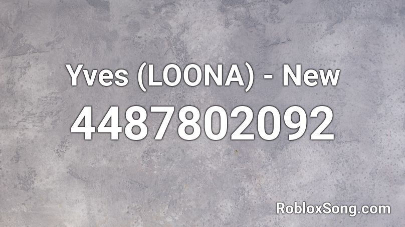 Yves (LOONA) - New Roblox ID