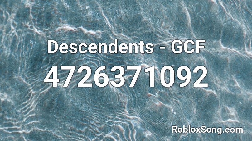 Descendents - GCF Roblox ID