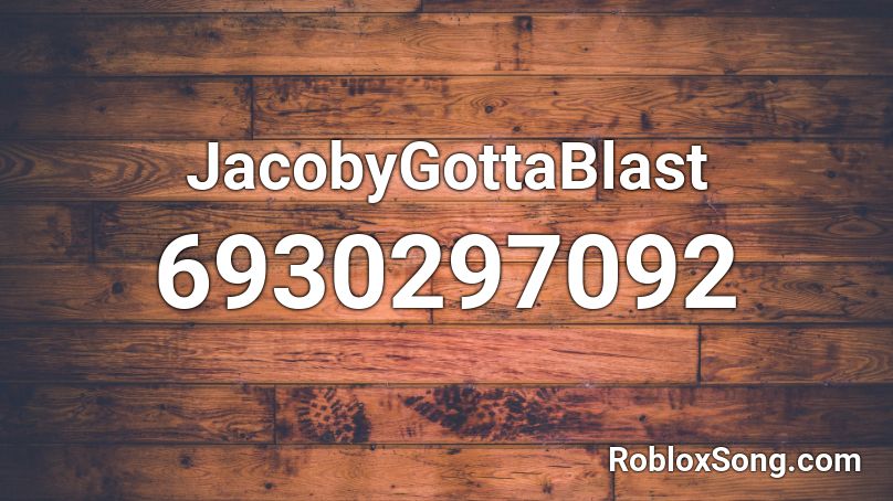 JacobyGottaBlast Roblox ID