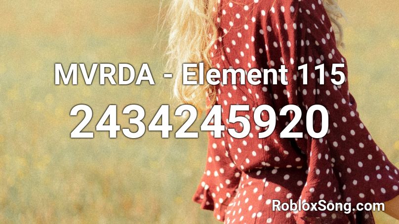 MVRDA - Element 115 Roblox ID