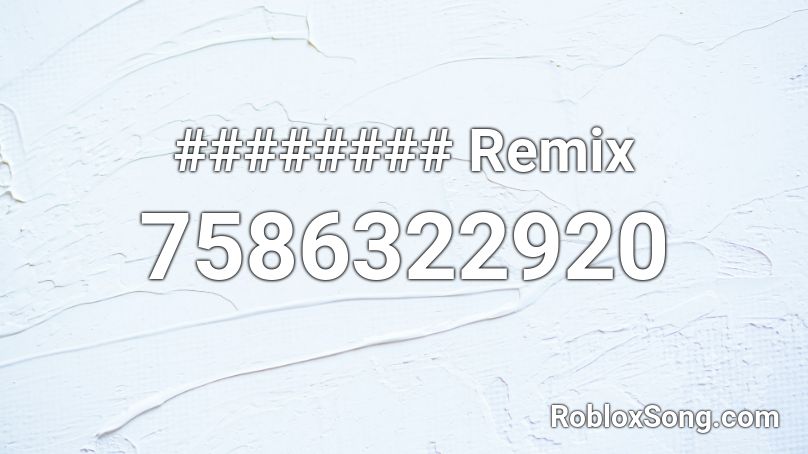 ######## Remix Roblox ID