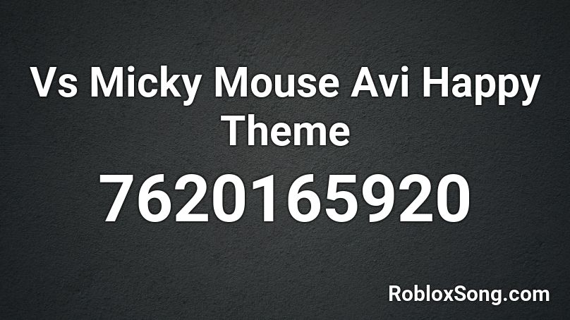 ALL FNF VS MICKEY MOUSE Music CODES/IDs for ROBLOX! 