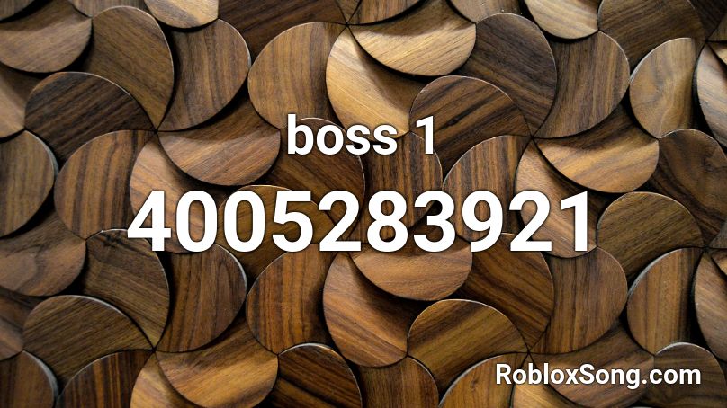 boss 1 Roblox ID
