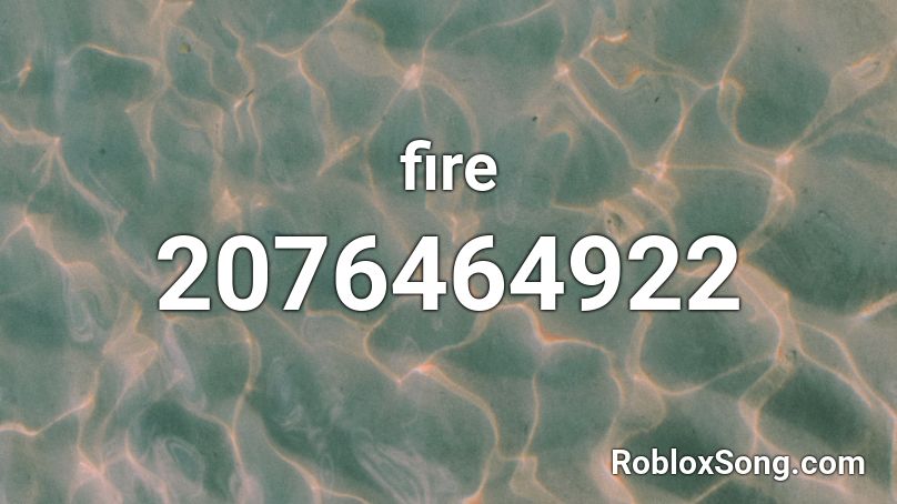 fire Roblox ID