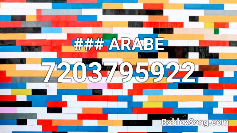 ### ARABE Roblox ID