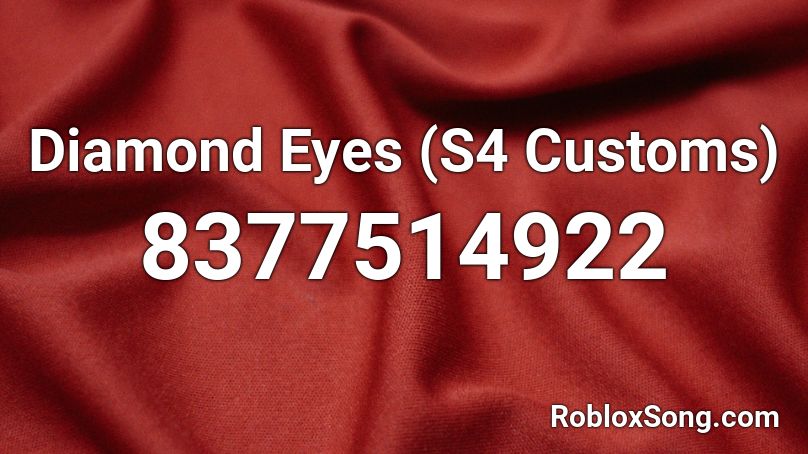 Diamond Eyes (S4 Customs) Roblox ID