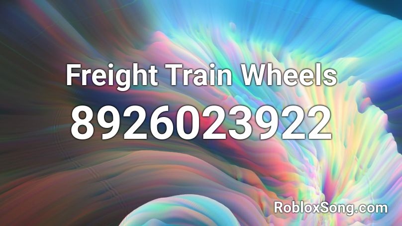 Freight Train Wheels Roblox ID