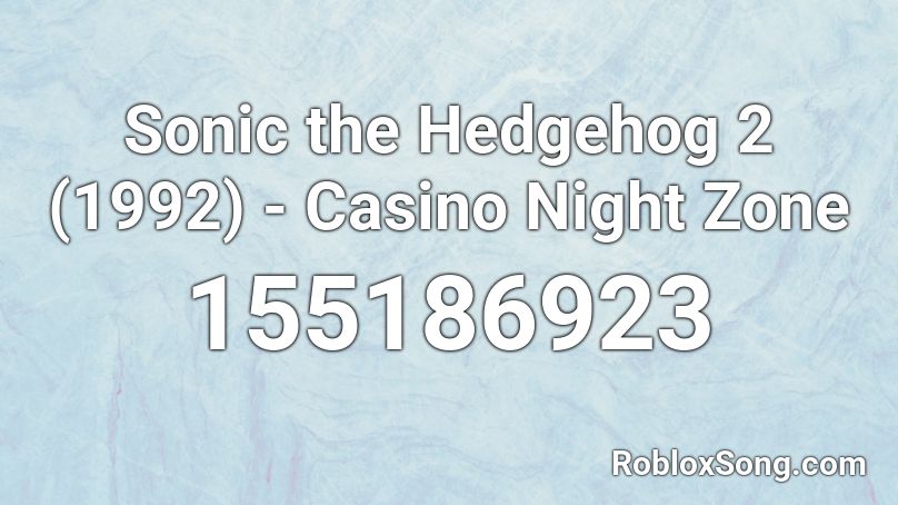Sonic the Hedgehog 2 (1992) - Casino Night Zone Roblox ID