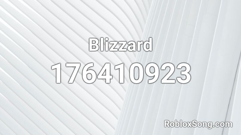 Blizzard Roblox ID