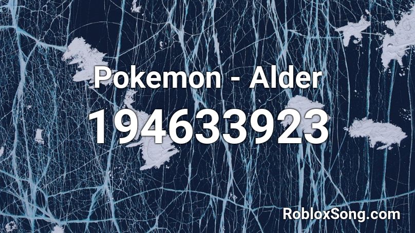 Pokemon - Alder Roblox ID