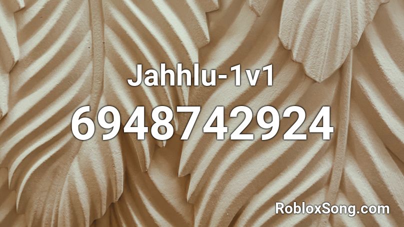 Jahhlu-1v1 Roblox ID