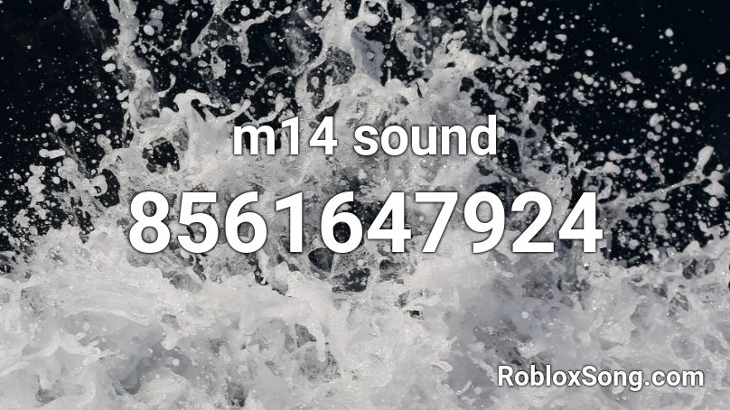 m14 sound Roblox ID