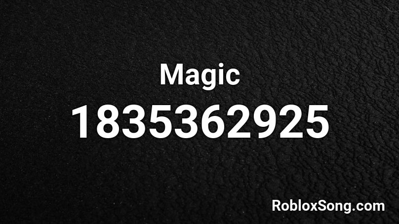 Magic Roblox ID