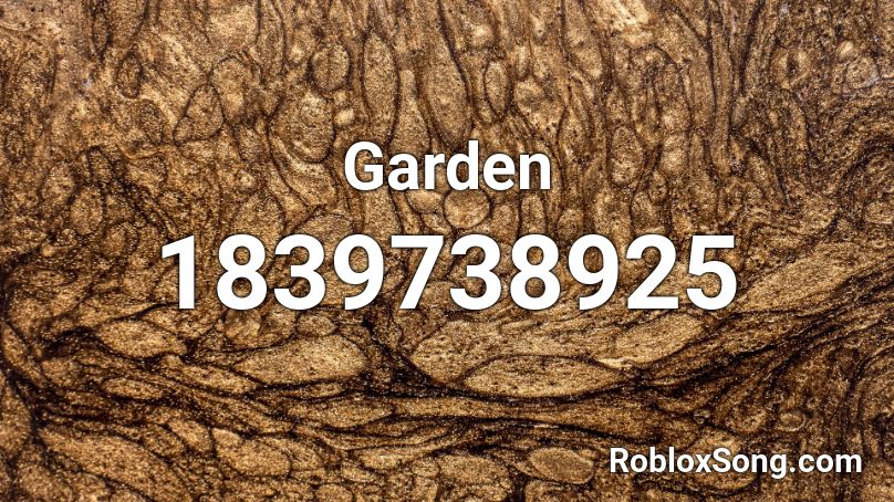 Garden Roblox ID