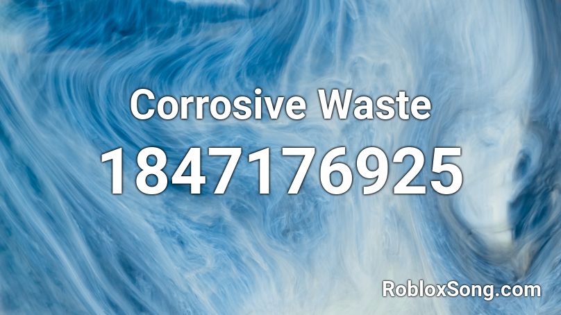 Corrosive Waste Roblox ID