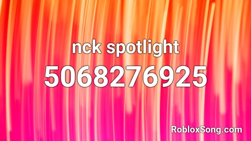 nck spotlight  Roblox ID