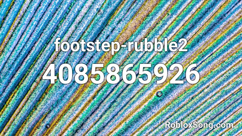 footstep-rubble2 Roblox ID