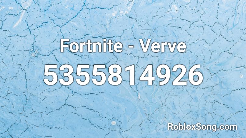 Fortnite - Verve  Roblox ID