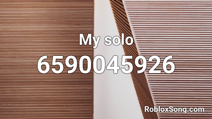My solo Roblox ID