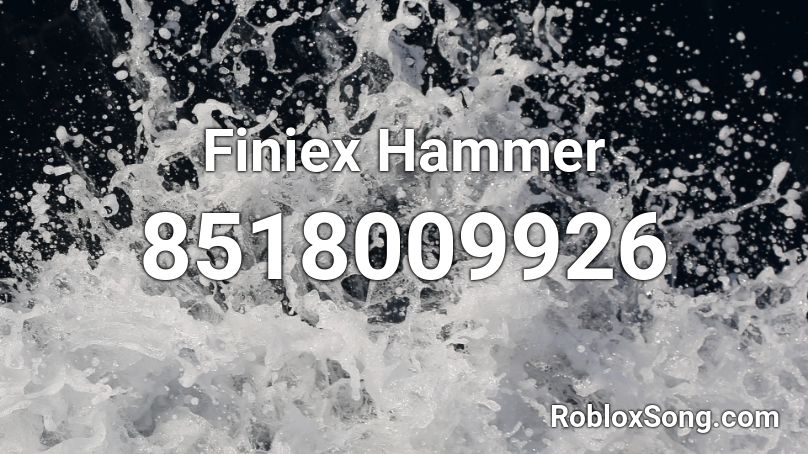 Finiex Hammer Roblox ID