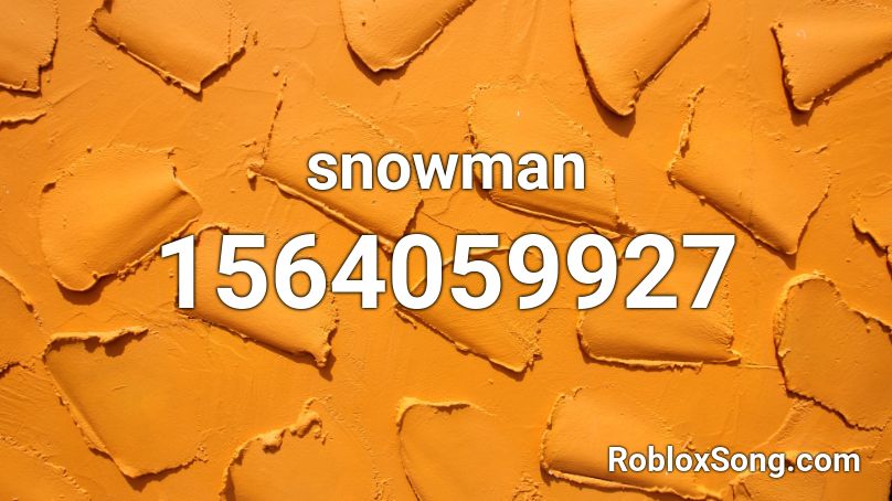 snowman Roblox ID
