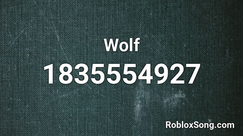 Wolf Roblox ID